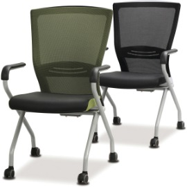 광일체어 JS 장수 플러키(검정or흰사출) 메쉬 회의용 회의실 의자-(주)진영가구 인천사무용가구