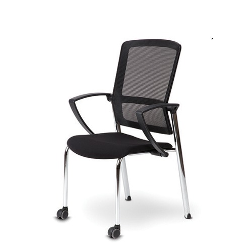 진영가구 D-10(중)회의용 블랙 회의실 다용도 보조 의자-(주)진영가구 인천사무용가구