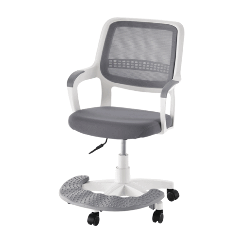 VFC-에듀 발판포함 회전 회의용 회의실 학생용 메쉬 의자-(주)진영가구 인천사무용가구