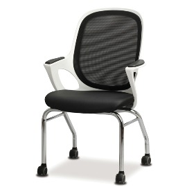 광일체어 GD 고인돌 로라/흰사출 회의용 회의실 의자-(주)진영가구 인천사무용가구