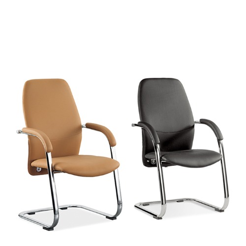 하이퍼스 HFC-703 디오스 고정(블랙,연갈색) 회의용 회의실 의자-(주)진영가구 인천사무용가구