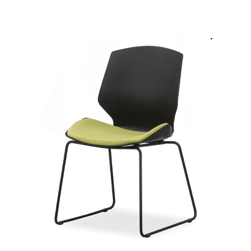 진영가구 테라 멀티 (패드유/블랙다리) 회의용 회의실 다용도 보조 의자-(주)진영가구 인천사무용가구
