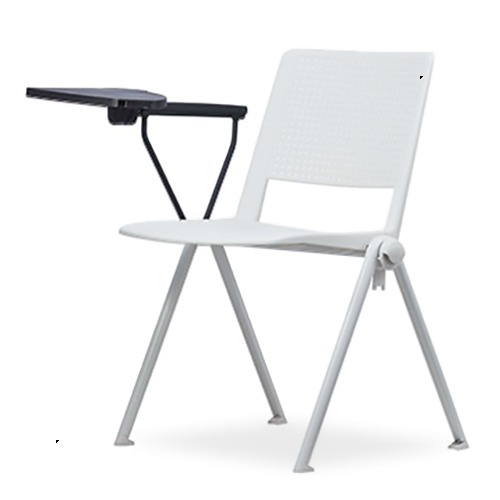 진영가구 D-100 (화이트) 수강용 학원용 학원 강의 보조 의자-(주)진영가구 인천사무용가구