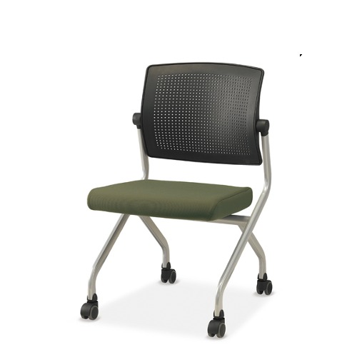진영가구 매틱폴딩 회의용 팔무 메쉬 접이식 회의용 회의실 다용도 보조 의자-(주)진영가구 인천사무용가구