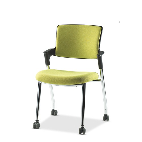 진영가구 센소104 등패드 (전체바퀴) 회의용 회의실 다용도 보조 의자-(주)진영가구 인천사무용가구