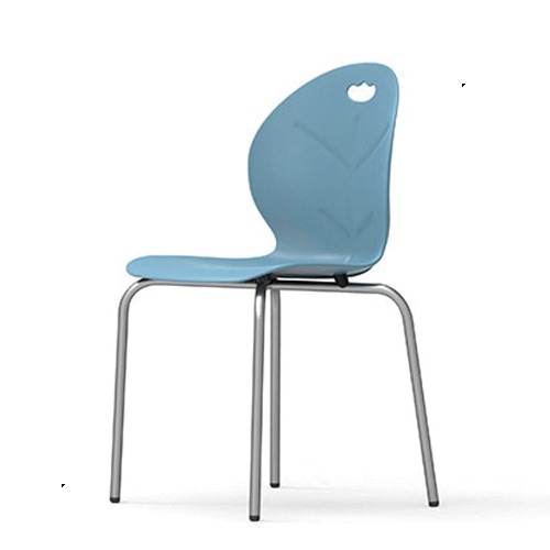 진영가구 튤립(블루) 회의용 회의실 보조 의자-(주)진영가구 인천사무용가구