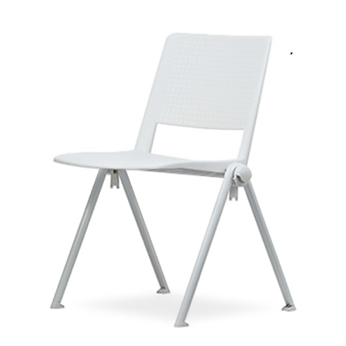 진영가구 D-100 (화이트) 회의용 회의실 보조 의자-(주)진영가구 인천사무용가구