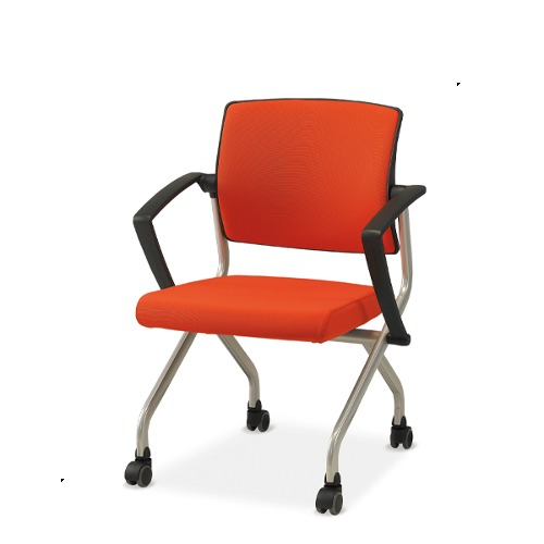 진영가구 매틱폴딩 회의용 팔유 패브릭 접이식 회의용 회의실 다용도 보조 의자-(주)진영가구 인천사무용가구