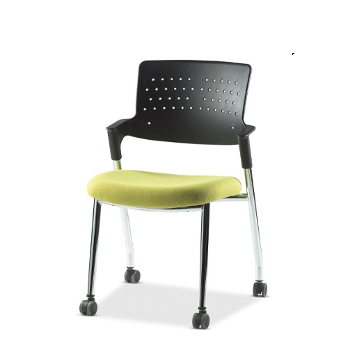진영가구 센소106 등사출 (전체바퀴) 회의용 회의실 다용도 보조 의자-(주)진영가구 인천사무용가구