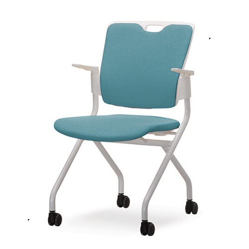 진영가구 코나300W-A 패브릭 접이식 회의용 회의실 다용도 보조 의자-(주)진영가구 인천사무용가구