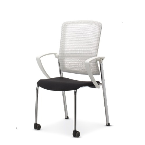 진영가구 D-10(중)회의용 화이트 회의실 다용도 보조 의자-(주)진영가구 인천사무용가구